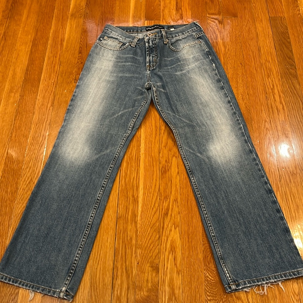 Womens Hardly worn in great condition EXPRESS LOW RISE BOOTCUT JEANS.SZ. 7/8